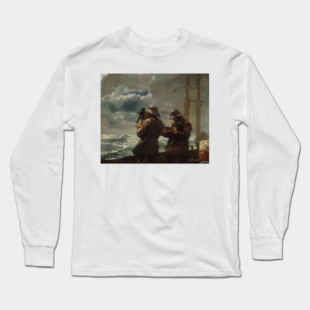 Eight Bells by Winslow Homer Long Sleeve T-Shirt by Classic Art Stall